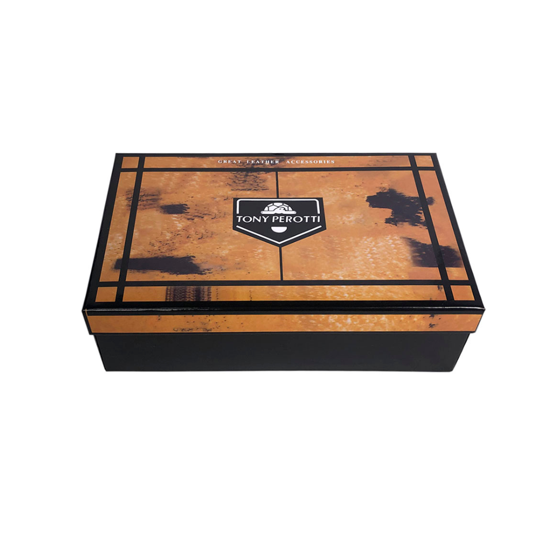 Branded Tony Perotti gift box supplied with the Italico 3668 clutch