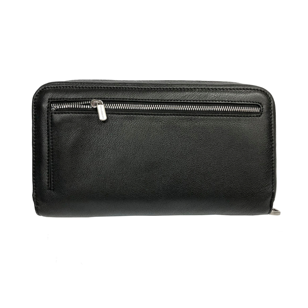 メンズ ブラック レザー クラッチ バッグ トニー ペロッティ New Contatto 9323-22 nero