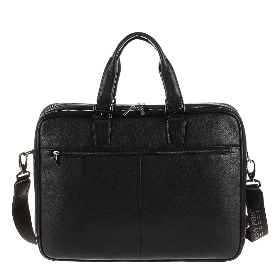 手帳用ブリーフケース レザー ブラック トニーペロッティ New Contatto 8976 nero
