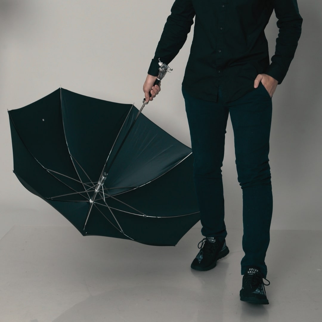 The guy with the black umbrella Silver Bull - img 3