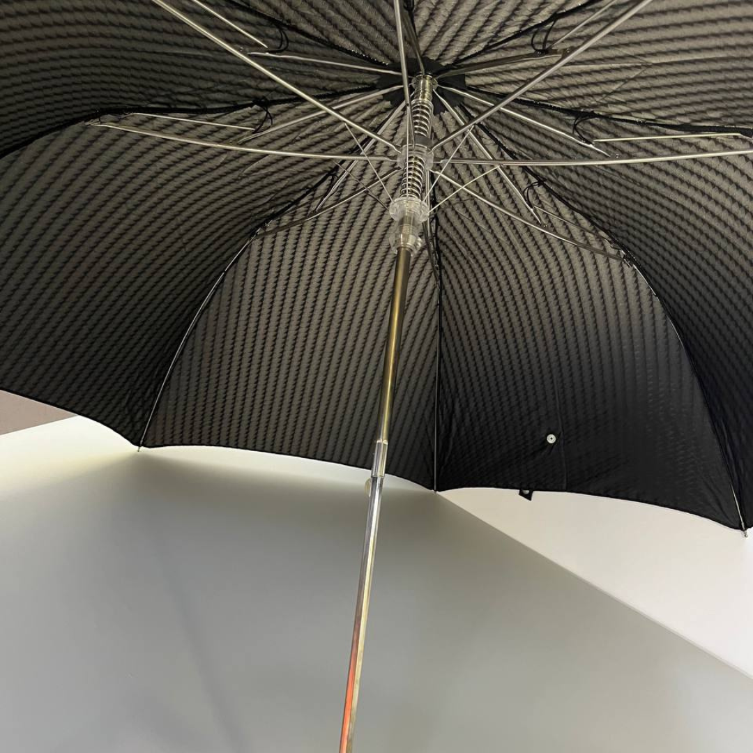 折りたたみ傘 ブラック パンサーハンドル付き Pasotti 64 6277-1 K1V