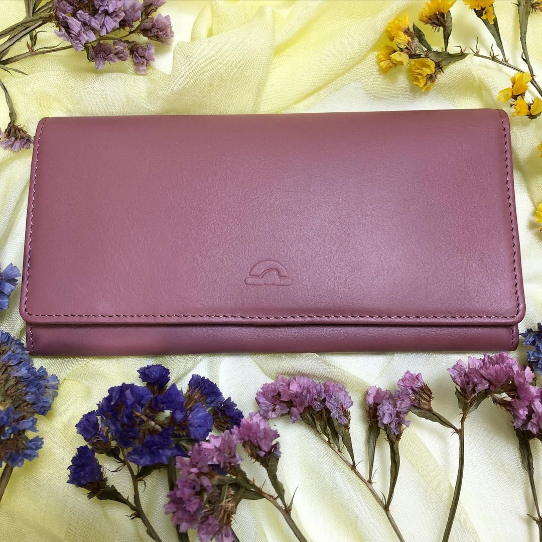 Tony Perotti New Rainbow 3435 rosa antico wallet with branded gift box