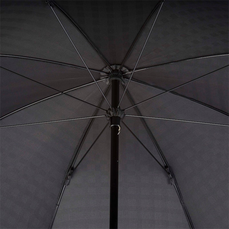 Umbrella cane men's black with wooden handle Pasotti 145 MINIGALLES-13 C