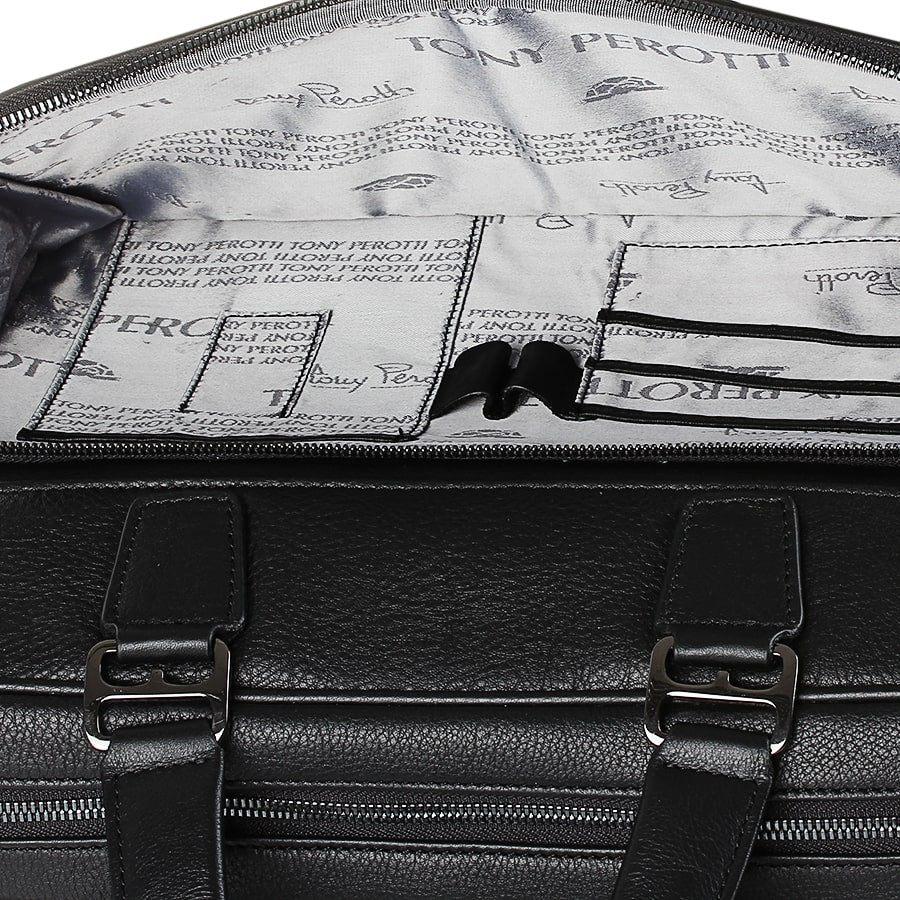 手帳用ブリーフケース レザー ブラック トニーペロッティ New Contatto 8976 nero
