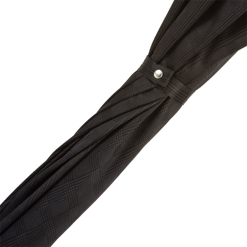 Umbrella cane men's black with wooden handle Pasotti 145 MINIGALLES-13 C