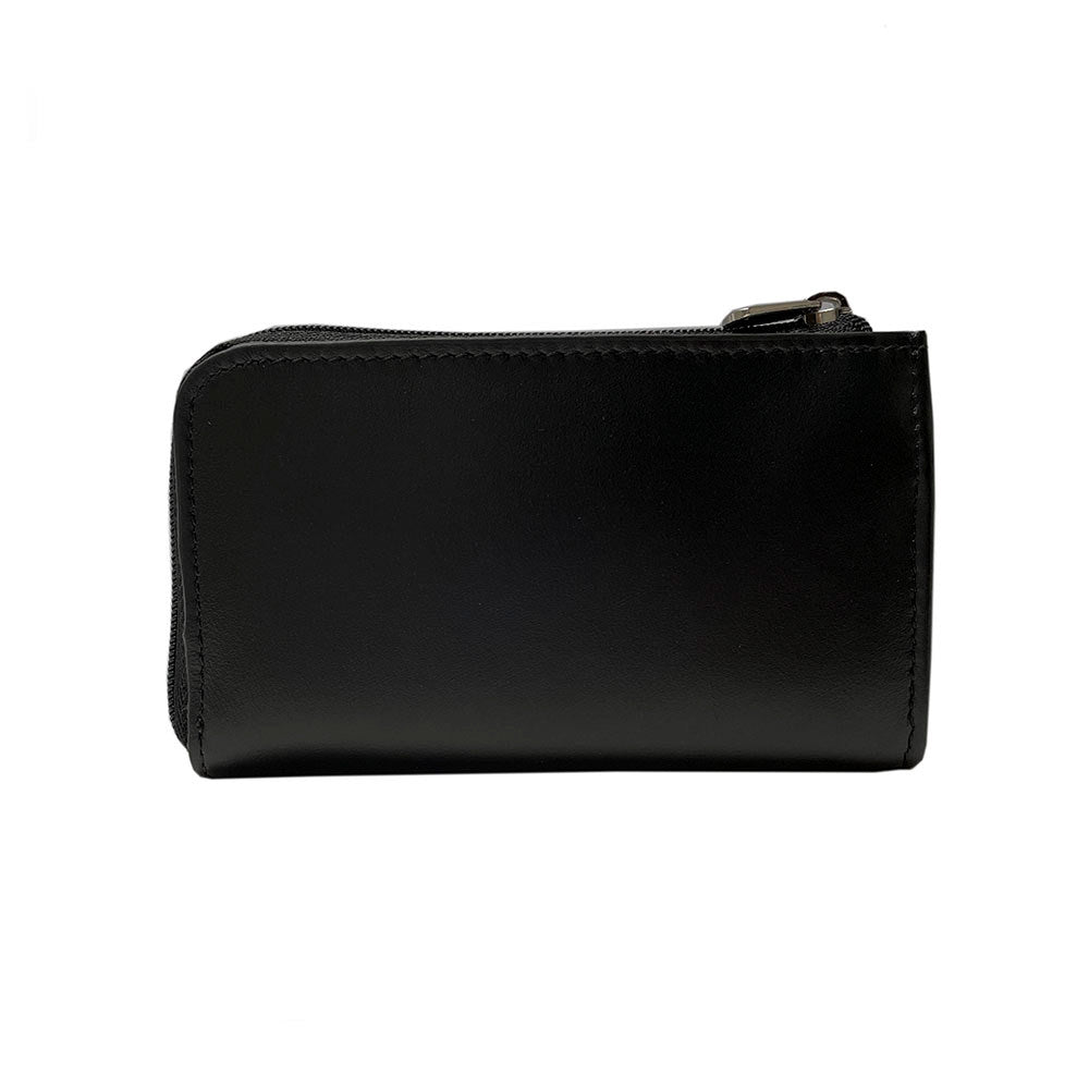 Tony Perotti Swarovski 1941L nero — the plain back of the case in smooth black calfskin