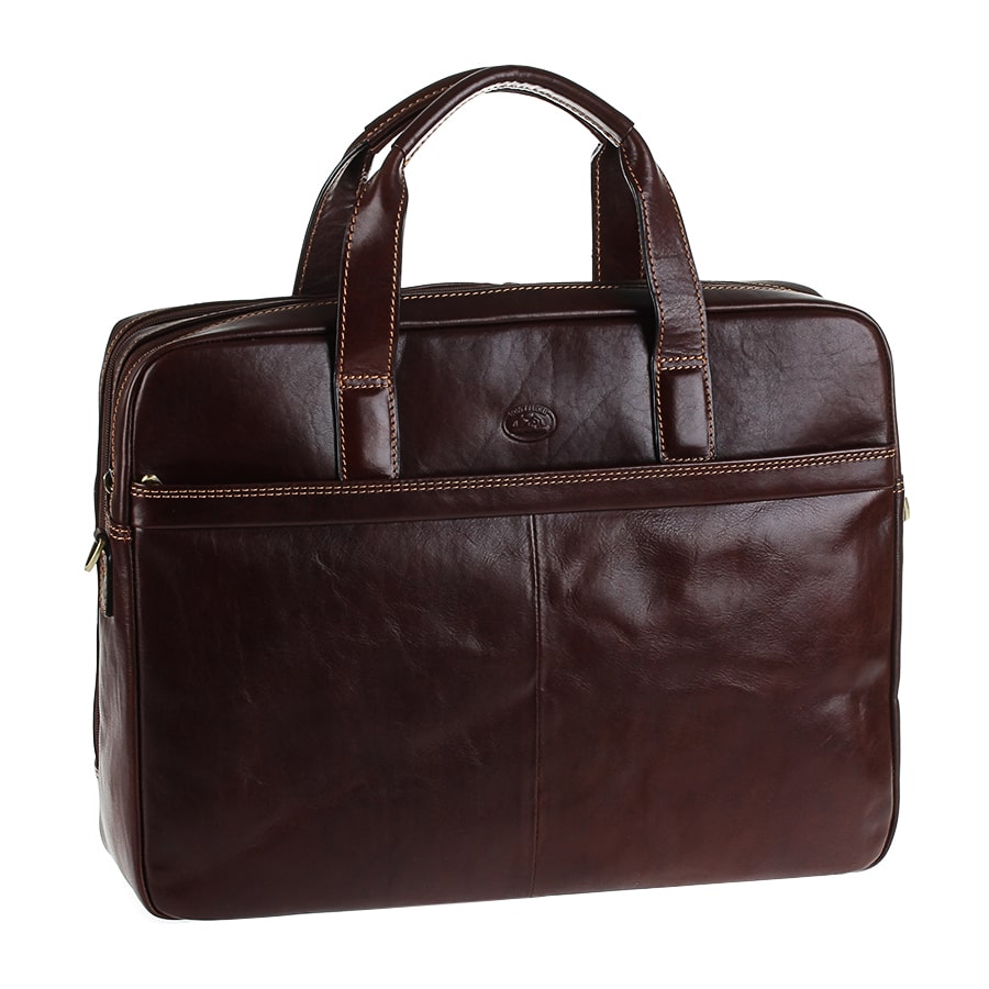 Aktetas heren leer bruin Tony Perotti Italico 9954 moro