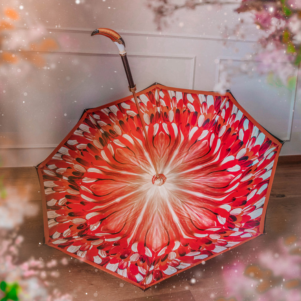 Pasotti Toucan cane umbrella - artistic adaptation