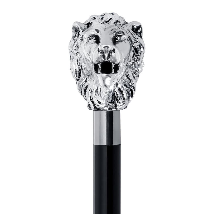 Lion-headed umbrella handle