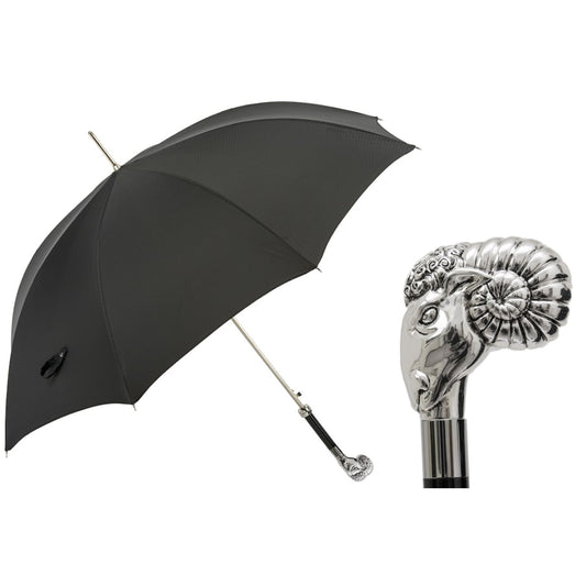 Pasotti umbrella with silver ram handle - img 1