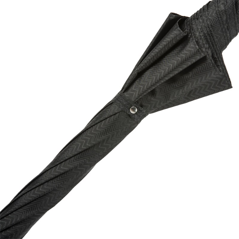 Pasotti umbrella with silver sheep handle when closed 2