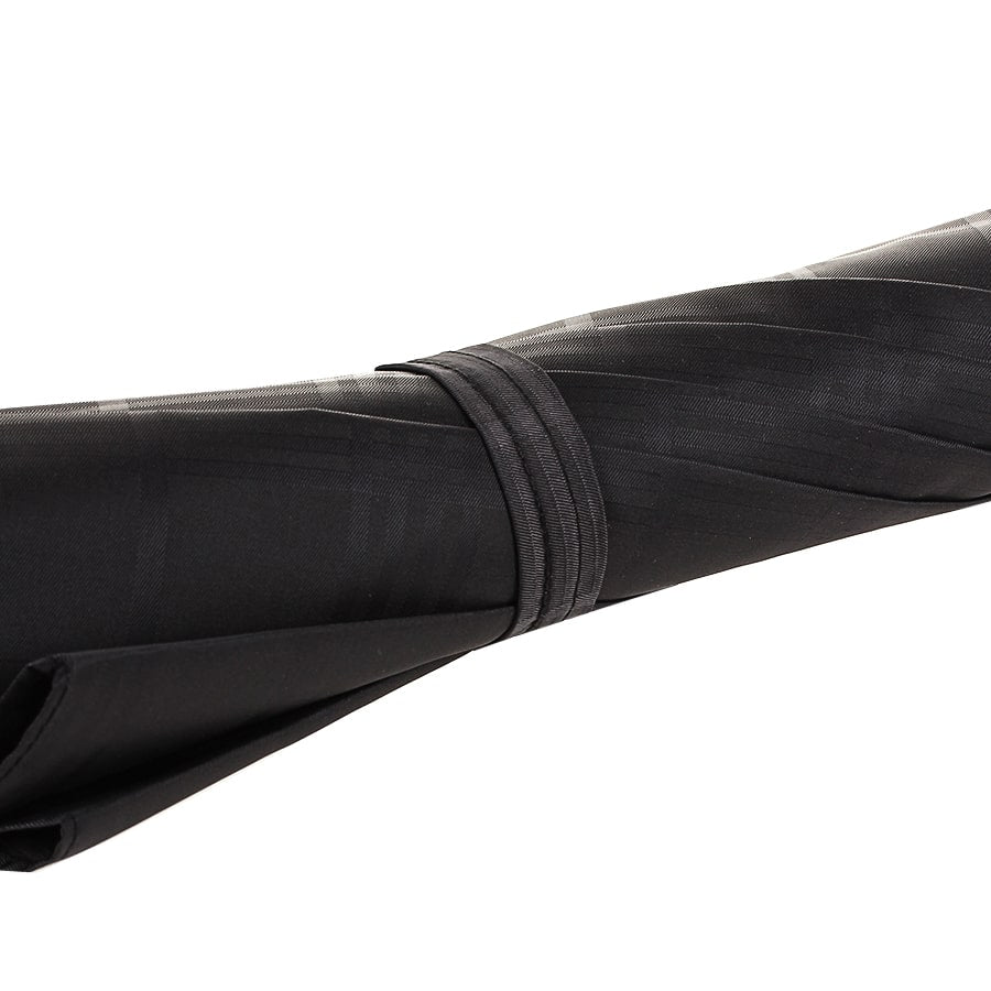 Umbrella cane men's black with handle Silver Dog Pasotti 478-6434/19-1