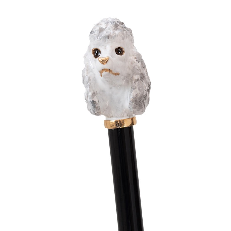 The poodle-shaped handle of Pasotti's luxurious umbrella -2