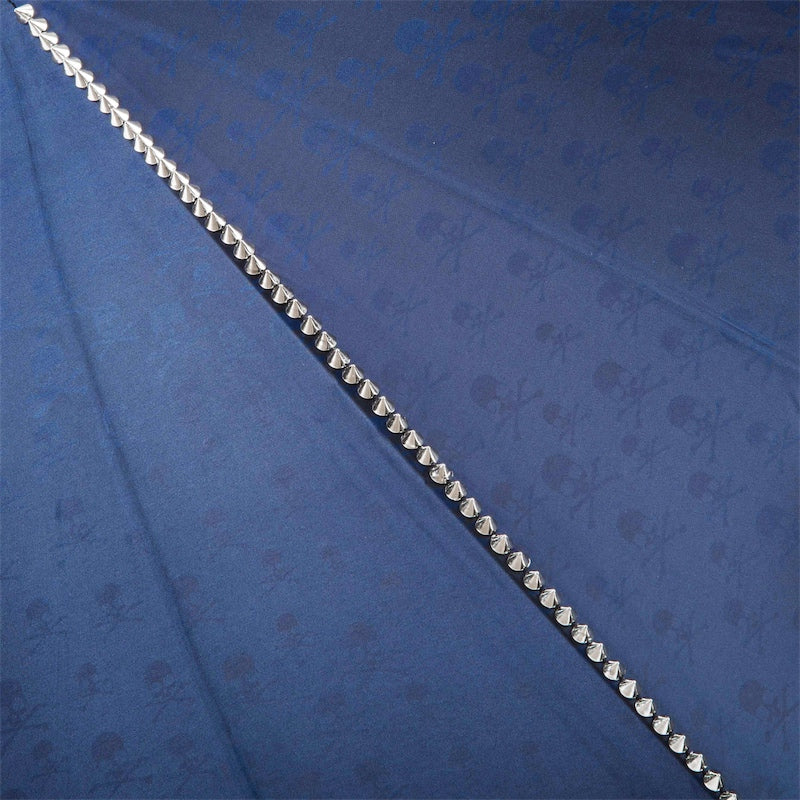Spiked umbrella dome with skull print - 2