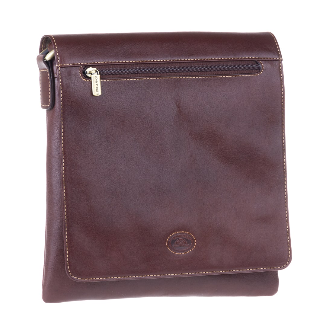 Сумка чоловіча шкіряна коричнева Tony Perotti Italico 9050-26 moro