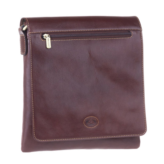 Сумка чоловіча шкіряна коричнева Tony Perotti Italico 9050-26 moro