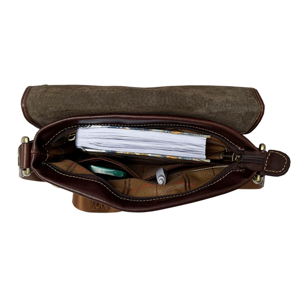 Сумка чоловіча шкіряна коричнева Tony Perotti Italico 9050-26 moro