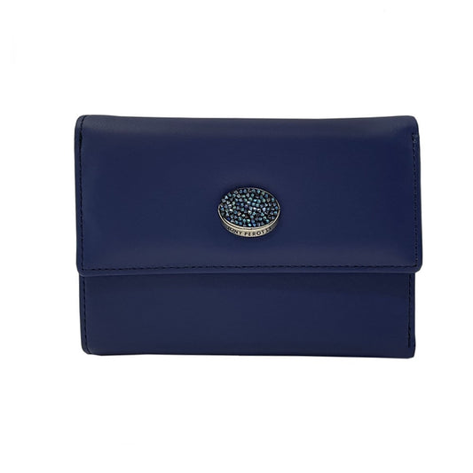 Гаманець жіночий шкіряний синій Tony Perotti 500N labelia