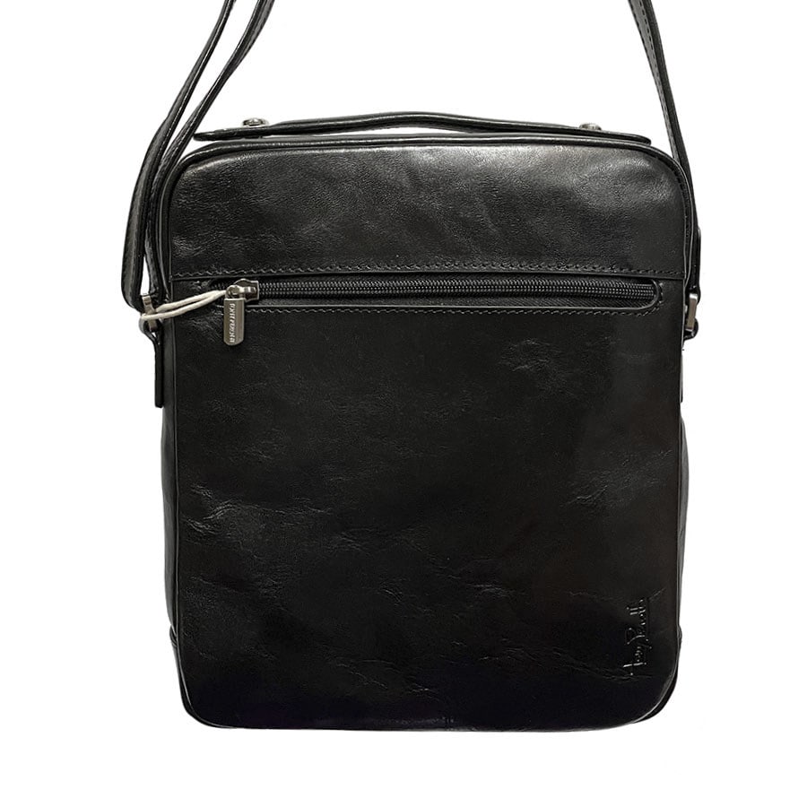 Bag men's leather black Tony Perotti Vernazza 9188 nero