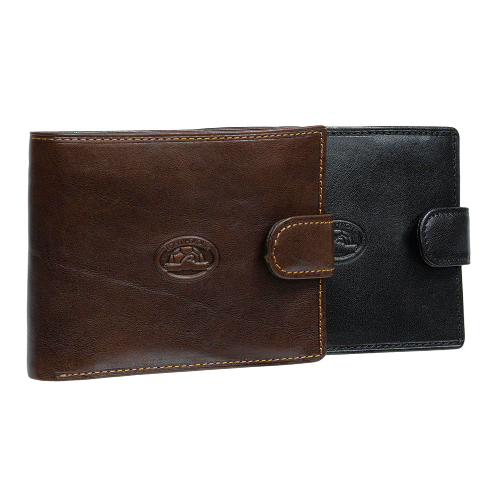 Tony Perotti Italico 2117 in two colours side by side — dark brown moro and black nero