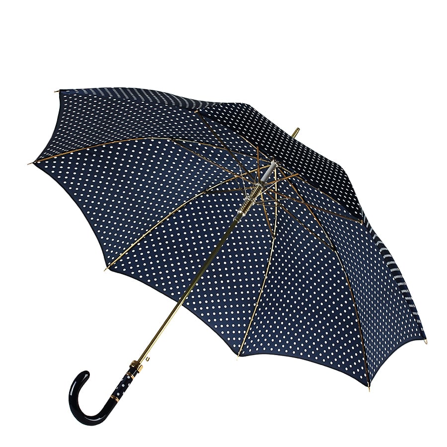 Pasotti blue polka dot women's umbrella - img 2