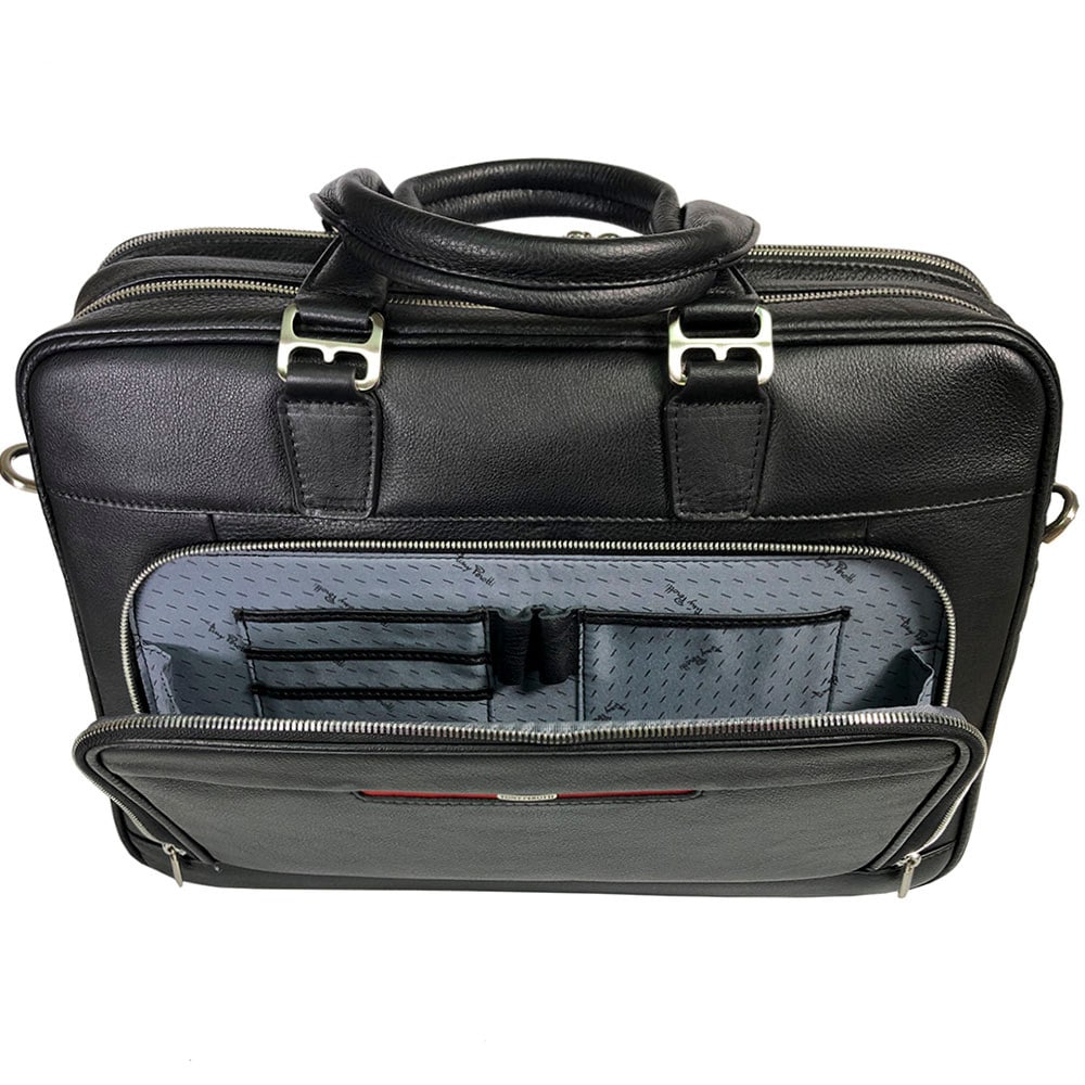 ブリーフケース メンズ レザー ブラック Tony Perotti Inserto 8976 nero