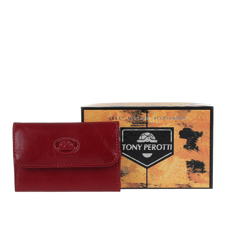 Tony Perotti Italico 2680 rosso — the case next to its printed Tony Perotti gift box