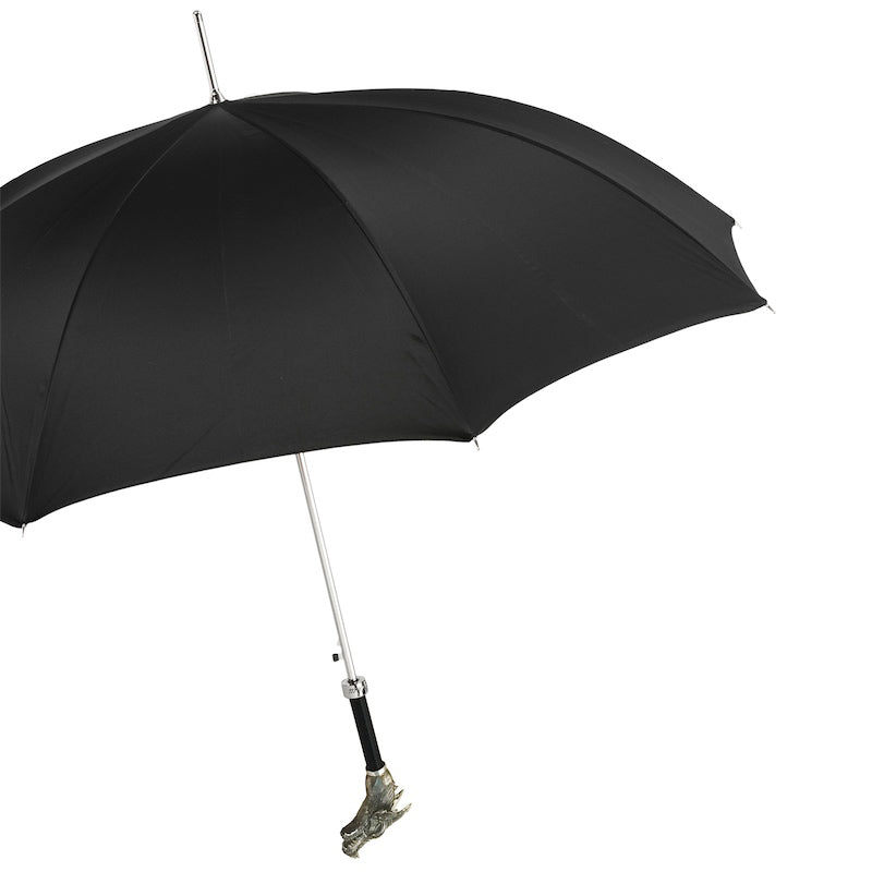 Pasotti Men's Designer Umbrella with Dragon Handle 478 OXF-18 K73V