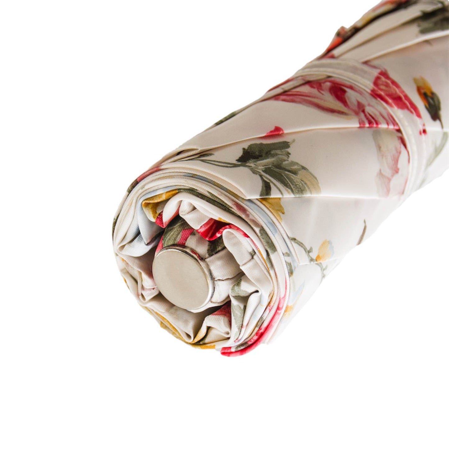 Umbrella women's white with floral print Pasotti 257 52693-69 P