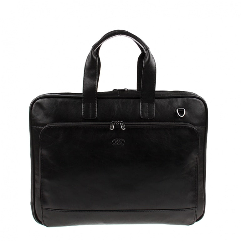 Aktetas leer zwart Tony Perotti Italico 9152 nero