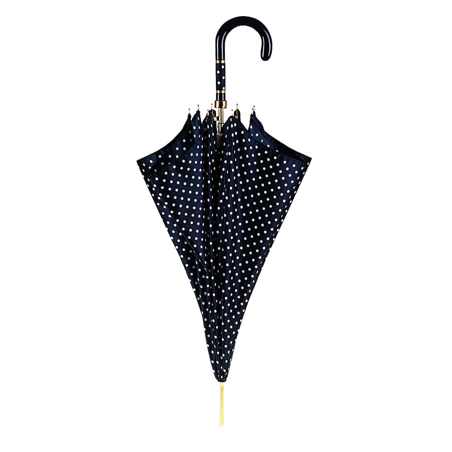 Pasotti blue polka dot women's umbrella - img 5