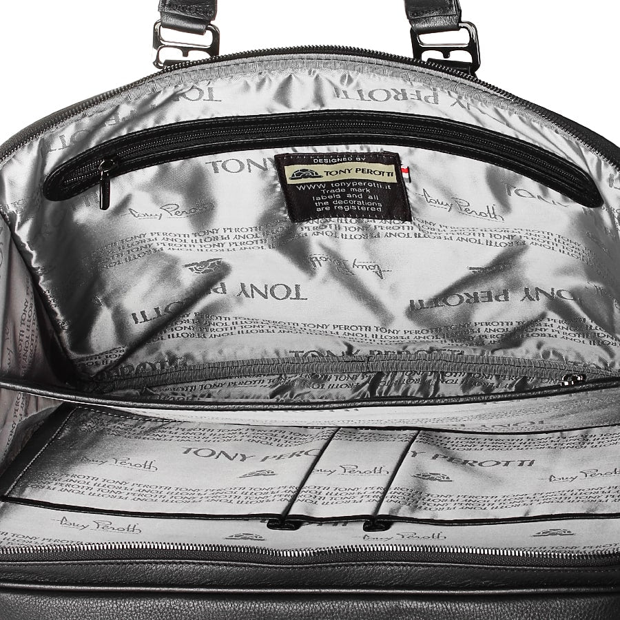 手帳用ブリーフケース レザー ブラック トニーペロッティ New Contatto 8976 nero