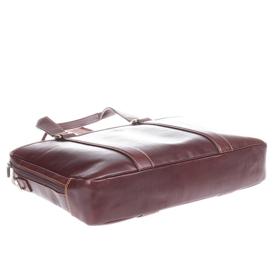 ブリーフケース レザー ブラウン Tony Perotti Tuscania 6035 moro