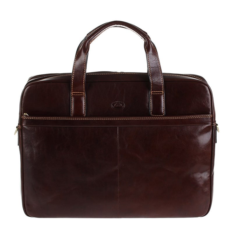Aktetas heren leer bruin Tony Perotti Italico 9954 moro