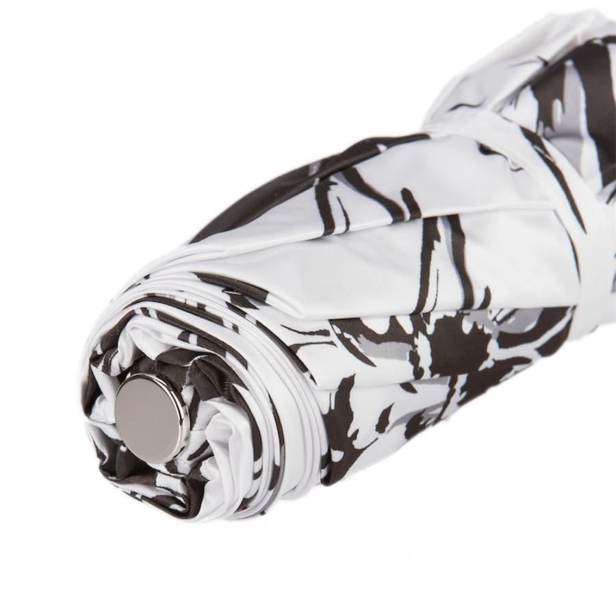 Umbrella women's white with floral print Pasotti 257 56799-1 A29