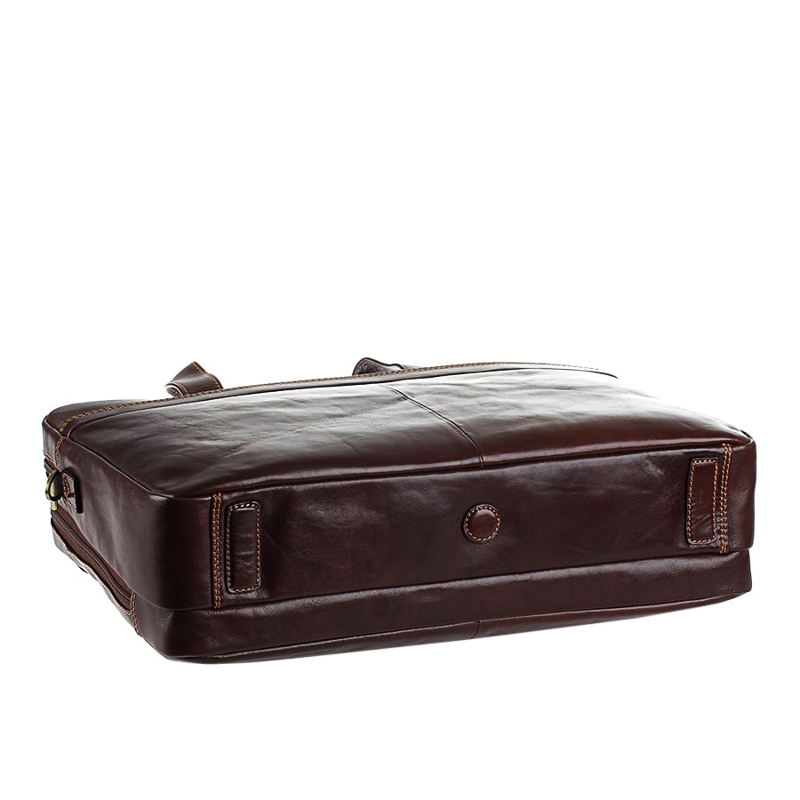Aktetas heren leer bruin Tony Perotti Italico 9954 moro
