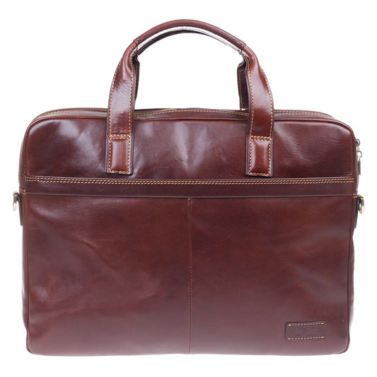 Портфель шкіряний коричневий Tony Perotti Tuscania 9954 moro