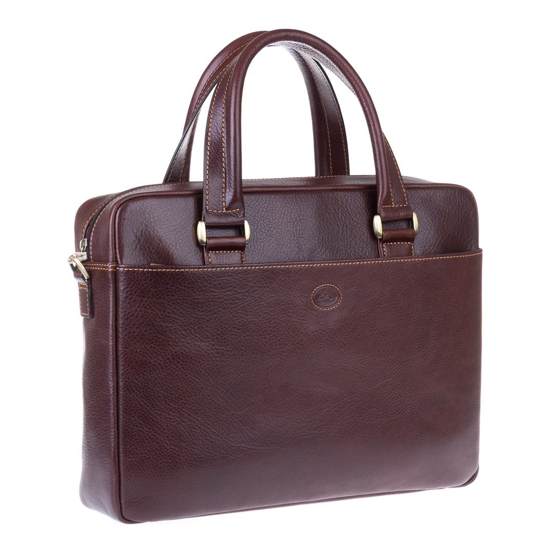 手帳用ブリーフケース レザー ブラウン トニーペロッティ イタリコ 9637-38 モロ