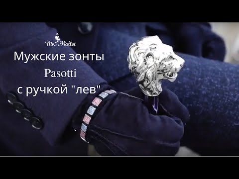 Video: a man walks through the city with a Lion umbrella