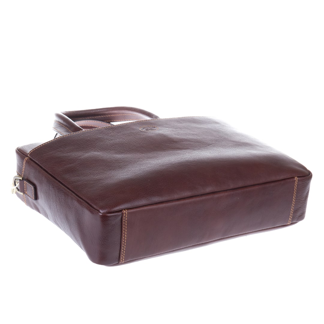 手帳用ブリーフケース レザー ブラウン トニーペロッティ イタリコ 9637-38 モロ