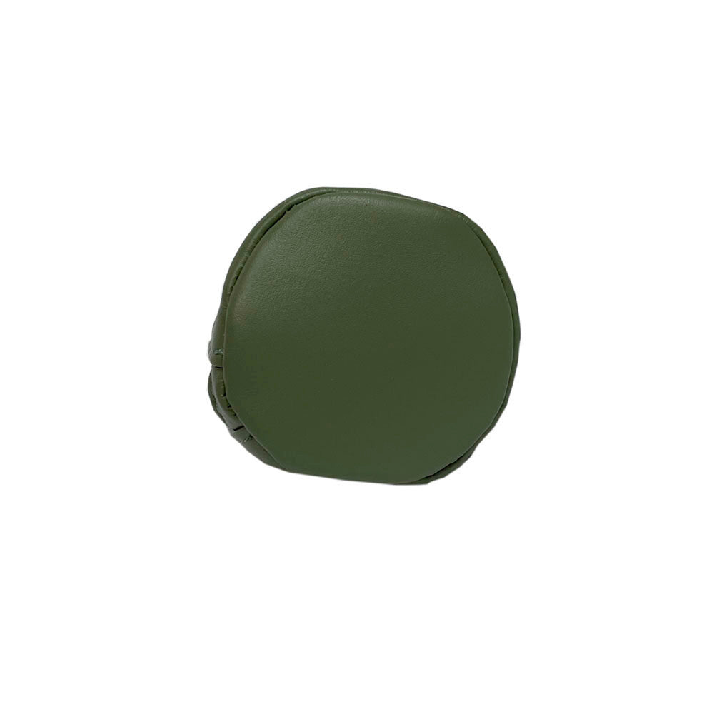 Tony Perotti New Rainbow 4025 salvia — the rounded leather base of the case seen from below