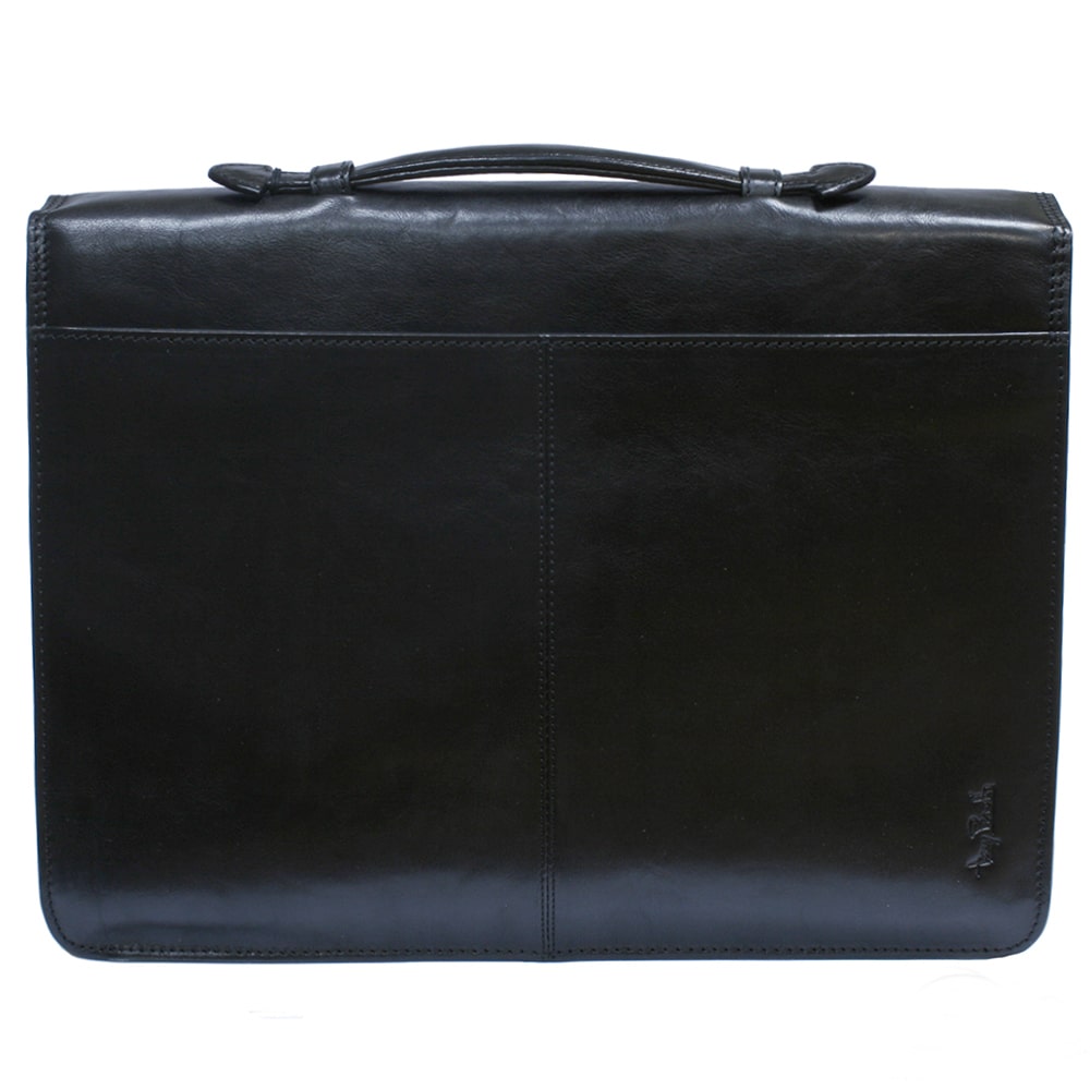 Aktetas heren leer zwart Tony Perotti Italico 8091 nero