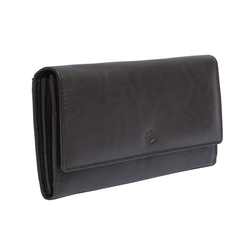 Portemonnee dames leer bruin Tony Perotti Cortina 5048 moro