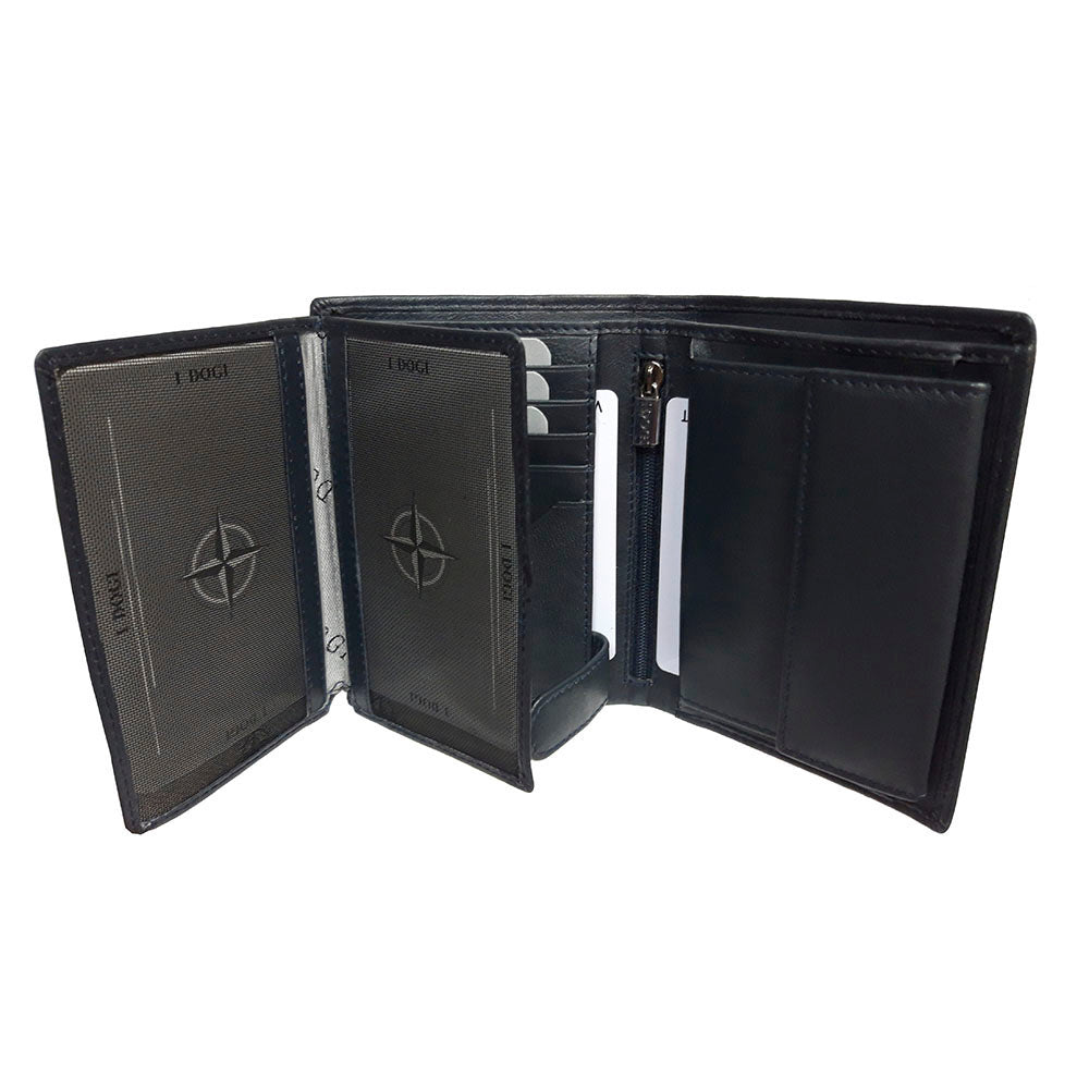 Гаманець чоловічий синій шкіряний Tony Perotti Cortina 5031 navy