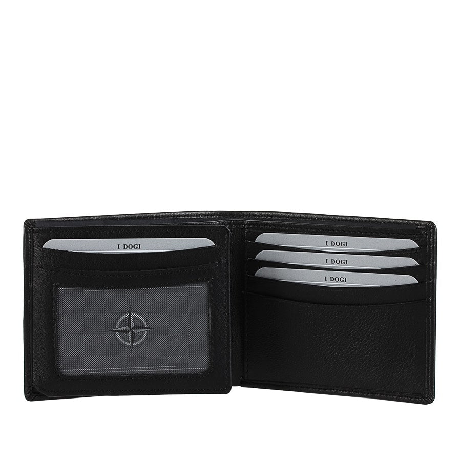 Портмоне чоловіче шкіряне чорне Tony Perotti Cortina 5077 nero