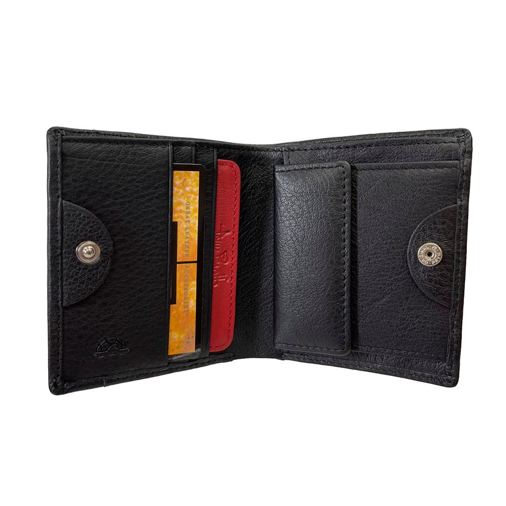 財布 メンズ ブラック レザー Tony Perotti Inserto 1165 nero