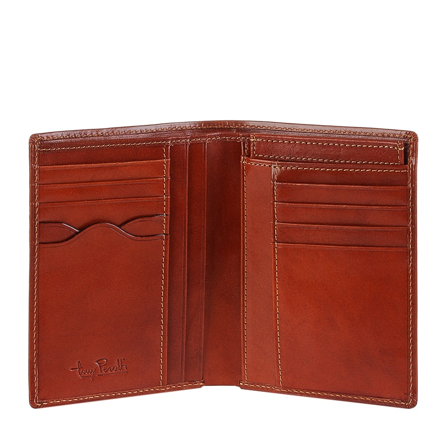 Портмоне чоловіче шкіряне коньячного кольору Tony Perotti Italico 1153 cognac