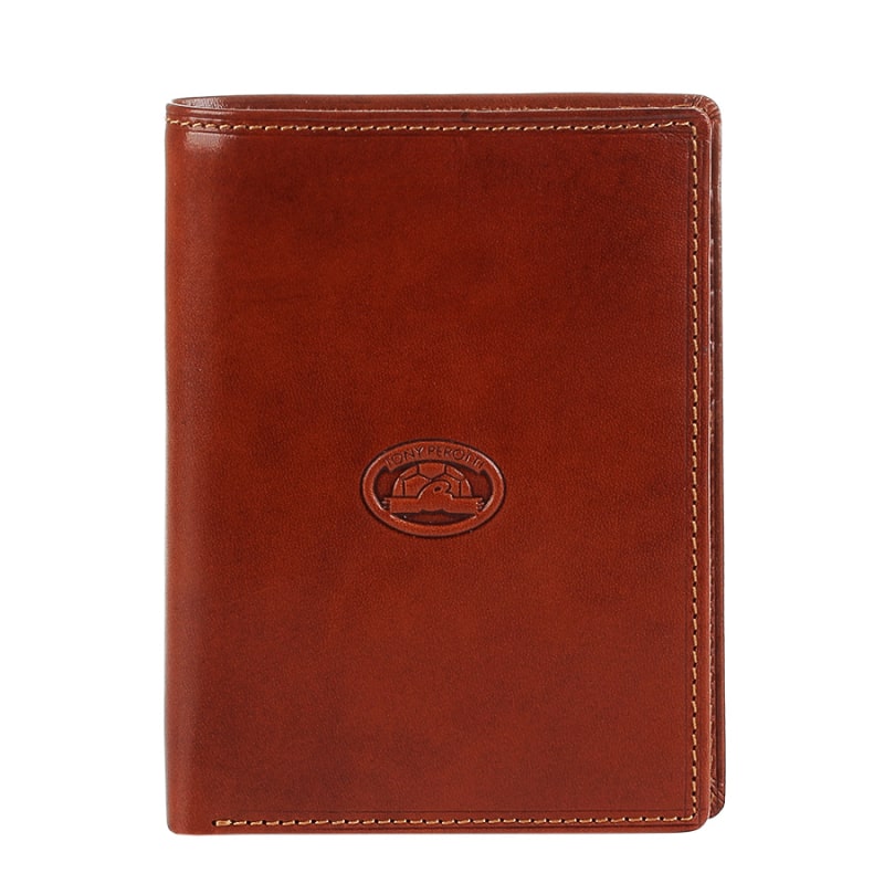 Портмоне чоловіче шкіряне коньячного кольору Tony Perotti Italico 1153 cognac