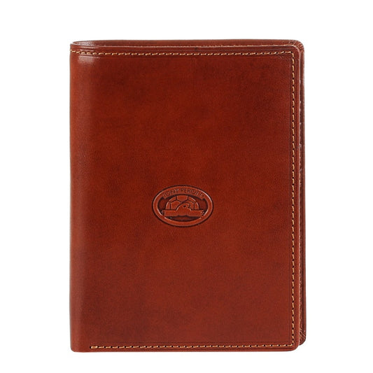 Портмоне чоловіче шкіряне коньячного кольору Tony Perotti Italico 1153 cognac