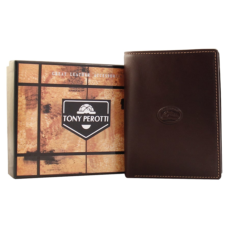 Гаманець чоловічий шкіряний коричневий Tony Perotti Italico 1153 moro